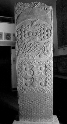 Groam House | Rosemarkie Cross | Pictish sculpted stone | The Picts | Wee Guide | Duncan Jones| Goblinshead | 9781899874125 | © S. E. Seright: Rosemarkie Cross